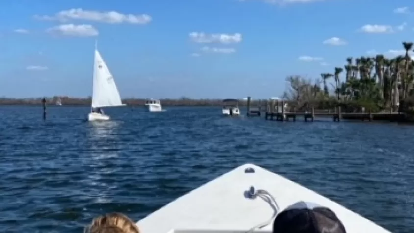 Departing Cabbage Key