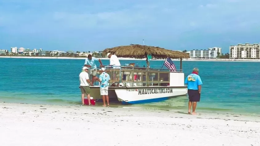 Nautical Tiki Cruises on Lovers Key Beach