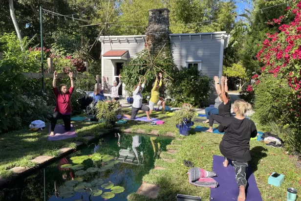 This one-hour yoga class allows you to step away from all the 21st century gadgets and focus on the moment. 
