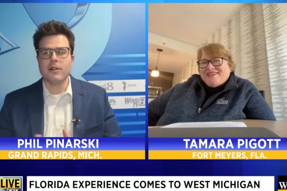 News interview thumbnail