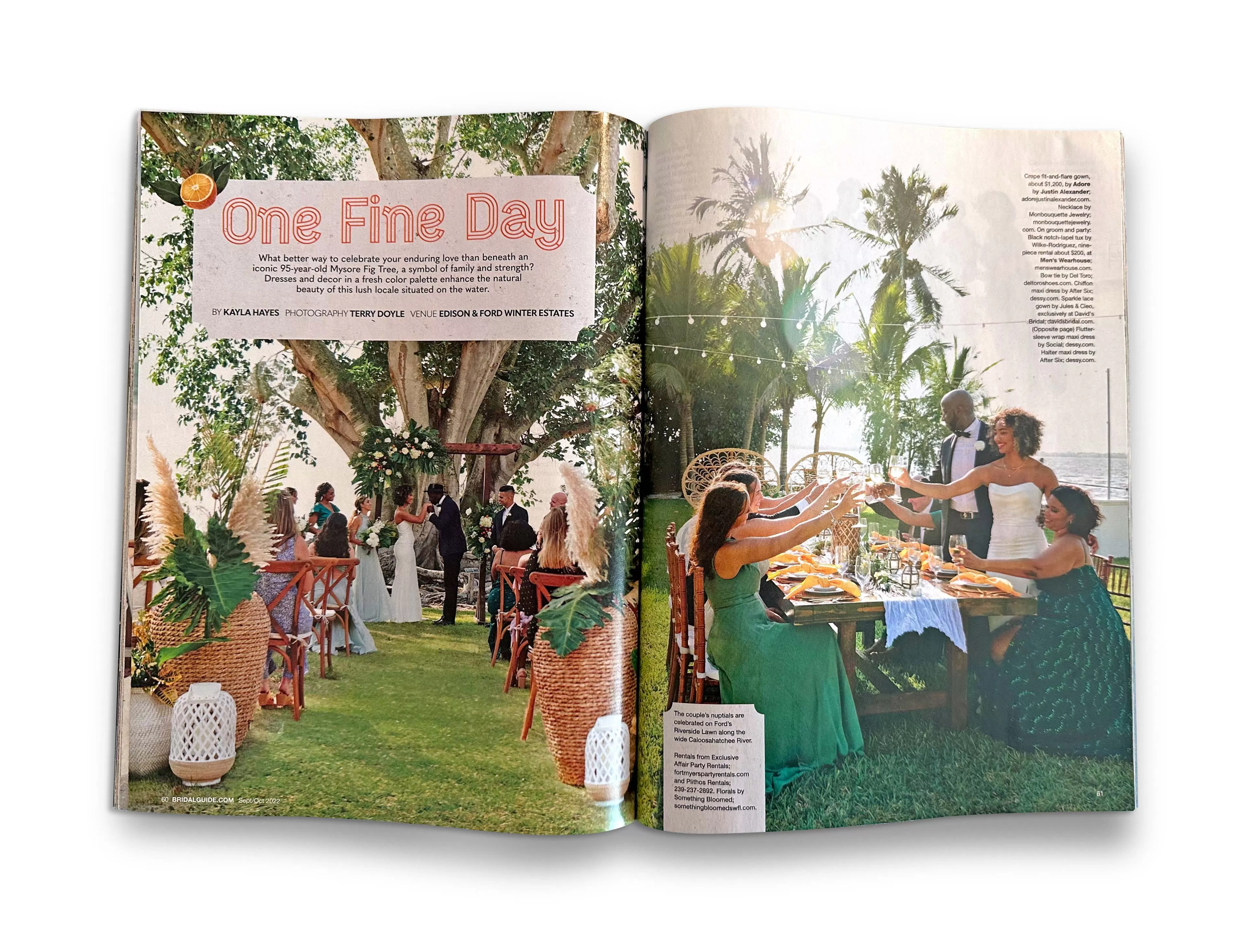 Screenshot of Bridal Guide magazine - page 5